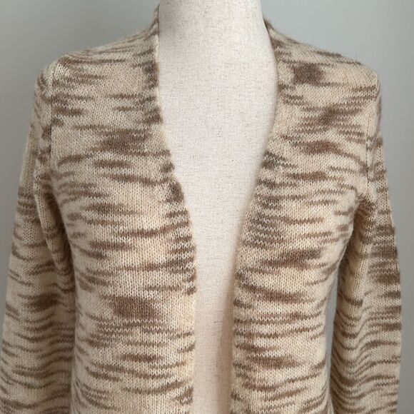 J. McLaughlin Womens Alpaca Wool Knit Open Cardigan Sweater Long Sleeve Size XS - Picture 3 of 9
